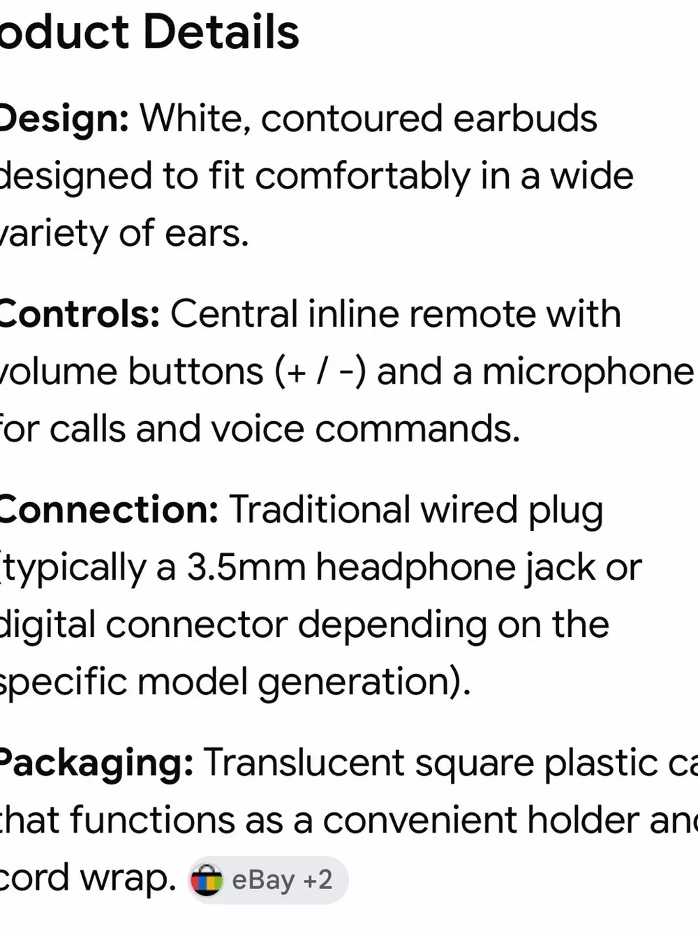 NWT Apple EarPods Wired Headphones with Remote & Mic – Brand New in Case